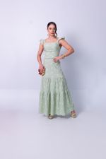 Conjunto Celeste Laise Verde Chá