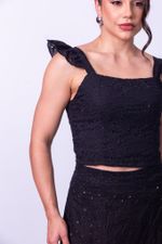 Conjunto Celeste Laise Preto