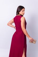 Vestido Débora Marsala