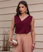 Blusa Celita Marsala