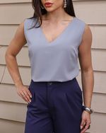 Blusa Celita Cinza