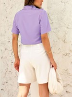 Camisa Laís Lavanda (Crepe Bali)