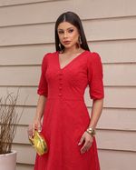 Vestido Denise Laise Vermelho