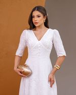 Vestido Denise Laise  Branco