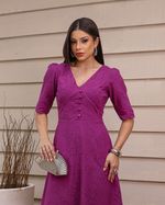 Vestido Denise Laise Roxo
