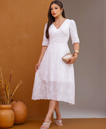 Vestido Denise Laise  Branco