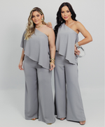 Conjunto Daphne Cinza