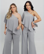 Conjunto Daphne Cinza
