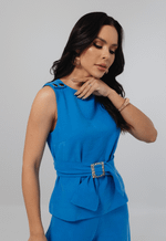 Conjunto Cleide Azul 