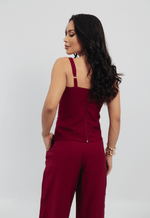 Conjunto Charlotte Marsala