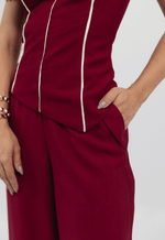 Conjunto Charlotte Marsala