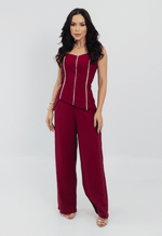 Conjunto Charlotte Marsala