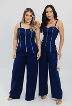 Conjunto Charlotte Azul Marinho
