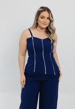 Conjunto Charlotte Azul Marinho