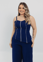 Conjunto Charlotte Azul Marinho