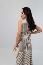Vestido Midi Aurora Preto
