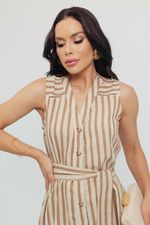 Vestido Midi Aurora Chocolate