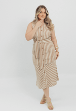 Vestido Midi Aurora Chocolate