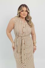 Vestido Midi Aurora Chocolate
