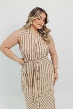 Vestido Midi Aurora Chocolate