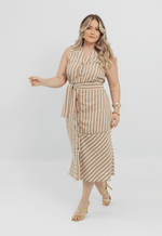 Vestido Midi Aurora Chocolate