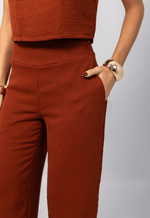 Conjunto Cecília Marrom Cobre