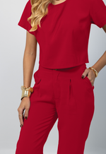 Conjunto Eloá Vermelho