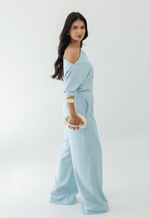 Conjunto França Azul Bebê
