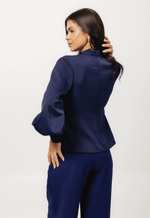 Blusa Realeza  Azul Marinho