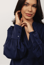Blusa Realeza  Azul Marinho