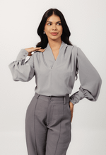 Blusa Realeza Cinza