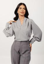 Blusa Realeza Cinza
