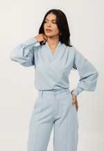Blusa Realeza Azul Bebê