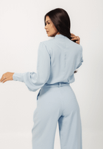 Blusa Realeza Azul Bebê