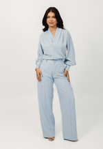 Blusa Realeza Azul Bebê