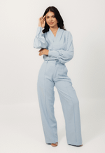 Calça Inglaterra Azul Bebê