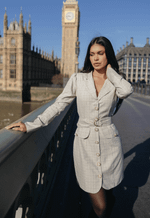Vestido Europa Bege