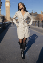 Vestido Europa Bege