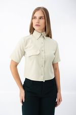 Camisa Laís Verde Malva
