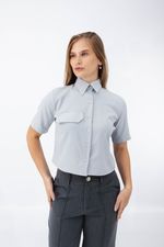 Camisa Laís Cinza