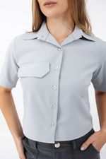 Camisa Laís Cinza