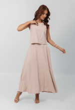Conjunto Carmélia Risca De Giz Rosé