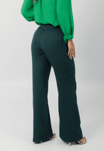 Calça Alessandra Verde Risca de Giz