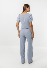 Conjunto Cecília Azul Royal Mescla