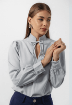 Blusa Kênia Cinza