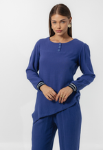Conjunto Yana Azul Marinho
