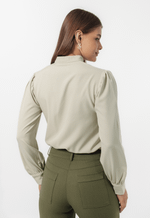 Blusa Kênia Verde Malva