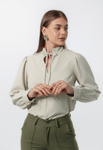 Blusa Kênia Verde Malva
