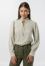 Blusa Kênia Verde Malva