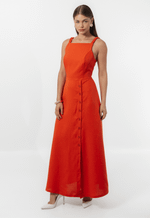 Vestido Pérola Terracota